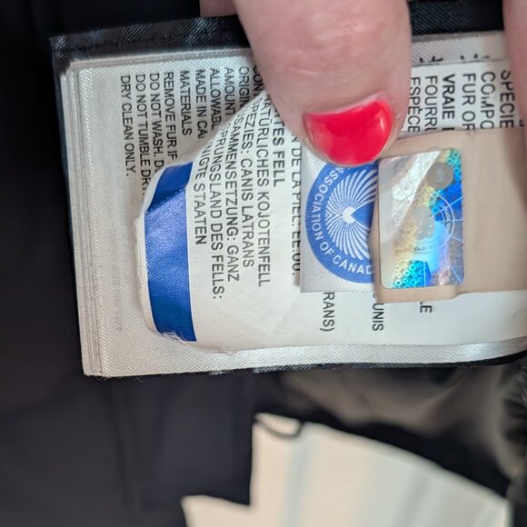 Canada Goose Lorette Hooded Parka Women's Large, Black - Picture 10 of 10